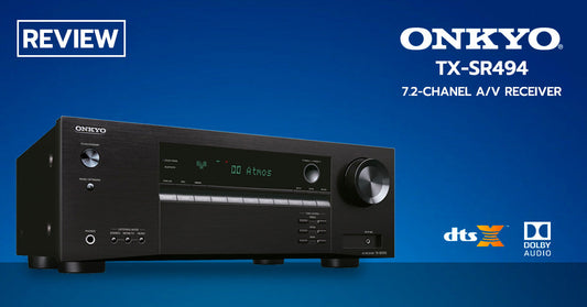 รีวิว Onkyo TX-SR494 AV Receiver !!? รุ่นเล็กสเป็กจัดเต็ม 4K HDR Dolby Atmos 5.1.2