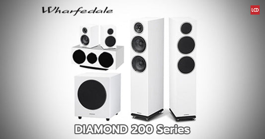 ขาวสวย เสียงรวยเสน่ห์ !!? รีวิว Wharfedale Diamond 200 Series Home Theater Speakers