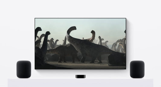 Apple ซุ่มทดสอบ ใช้ HomePod 4 ตัว สร้างระบบเสียงรอบทิศทางสำหรับกล่อง Apple TV 4K