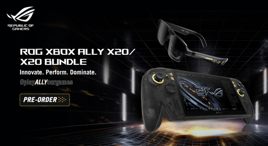 ASUS Republic of Gamers เปิดตัว ROG XBOX Ally X20 ในโอกาสฉลอง 20 ปี ROG มีทั้งแบบเครื่องเดี่ยวและ Ultimate Bundle จัดเต็มพร้อมอุปกรณ์เสริมระดับพรีเมียม ก่อนวางจำหน่ายจริงวันที่ 15 ตุลาคม 2569