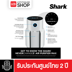 SHARK HP300TH Never Change เครื่องฟอกอากาศ รับประกันศูนย์ไทย