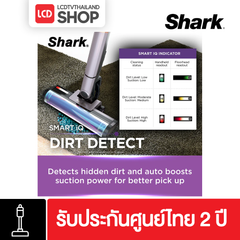 SHARK CS851THMVAE EvoPower IQ+ Auto-Empty System เครื่องดูดฝุ่นไร้สาย รับประกันศูนย์ไทย