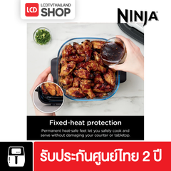 NINJA FN101TH Ninja Crispi 4-in-1 เครื่องทำอาหารอเนกประสงค์ รับประกันศูนย์ไทย