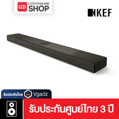 KEF XIO Slate Black Soundbar Dolby Atmos and 5.1.2 spatial audio รับประกันศูนย์ Vgadz (สีดำ)