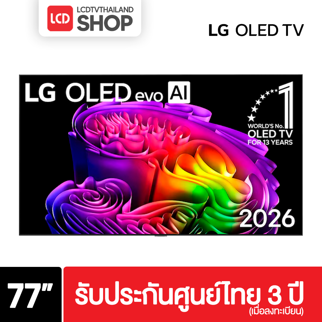 LG 77G6 ขนาด 77 นิ้ว 4K Evo OLED G6 G6PSA รับประกันศูนย์ไทย
